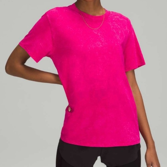 Lululemon All Yours Pink Vitasea Tee - Size 10 - Picture 4 of 4